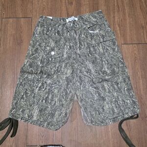 Almost Famous Olive Camouflage Cargo Shorts
